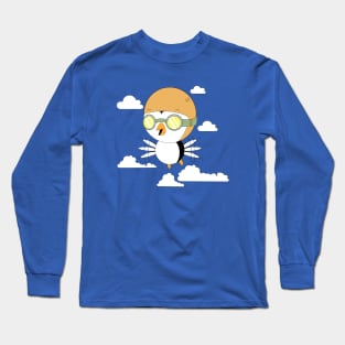 Little Flying Penguin Long Sleeve T-Shirt